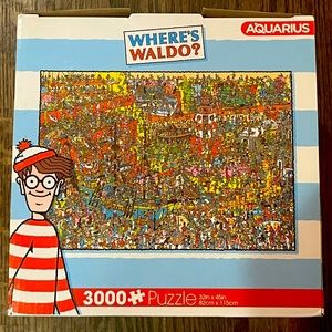 NEW Aquarius - Where's Waldo Toys - 3000 Piece Jigsaw Puzzle